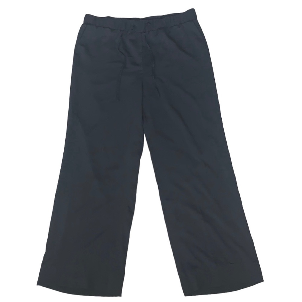 LAST CALL⭐️Coldwater Creek Black Palazzo Drawstring Pants, Size 14⭐️